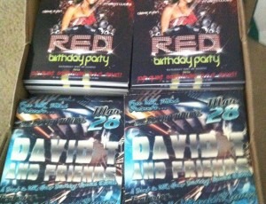 Birthday Flyers – ’12